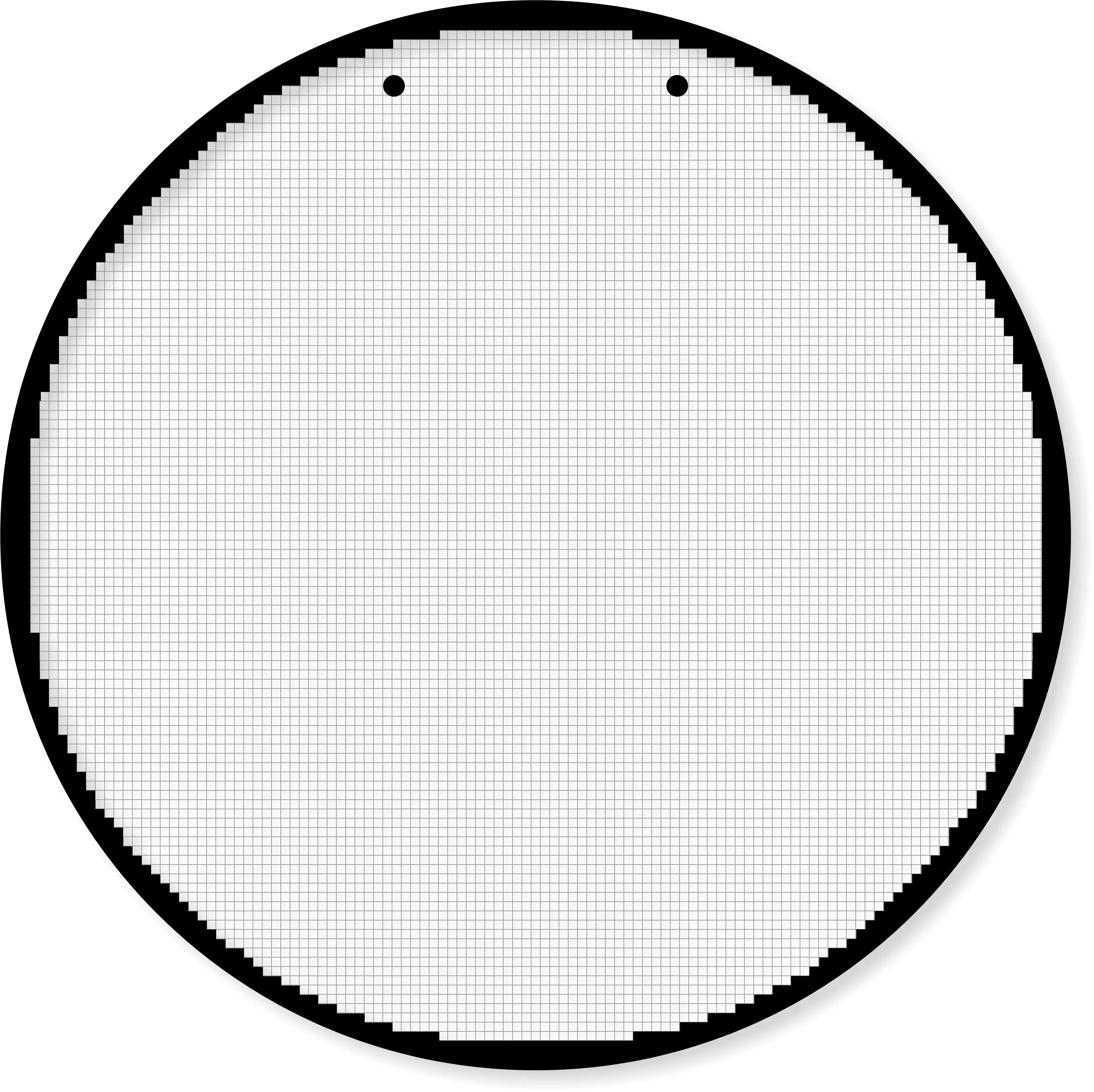 Blank Grid Diamond Painting Kit, ROUND Drills, 12.5" Hanging Sign, DIY Your Own Design