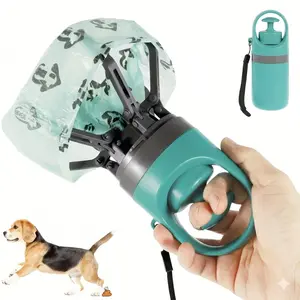 Portable Pet Poop Scooper, 1 Count Dog Waste Bag Holder, Pet Waste Bag Dispenser, Outdoor Dog Poop Scooper, Pet Supplies