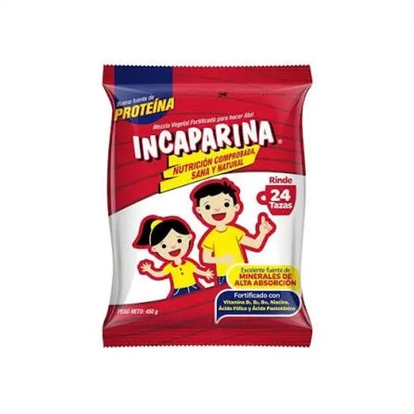 2 bags of INCAPARINA corn and hot cereal mix 450 gr. C/u