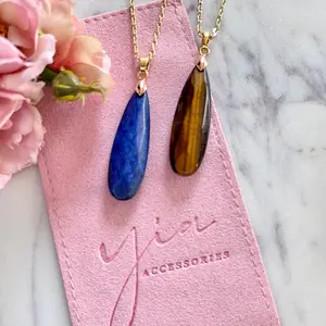 Healing Stone Necklace Dainty Fashion Jewelry