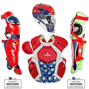 All-Star Adult System S7 Axis Baseball Catcher's Gear Box Set CKCCPRO1X