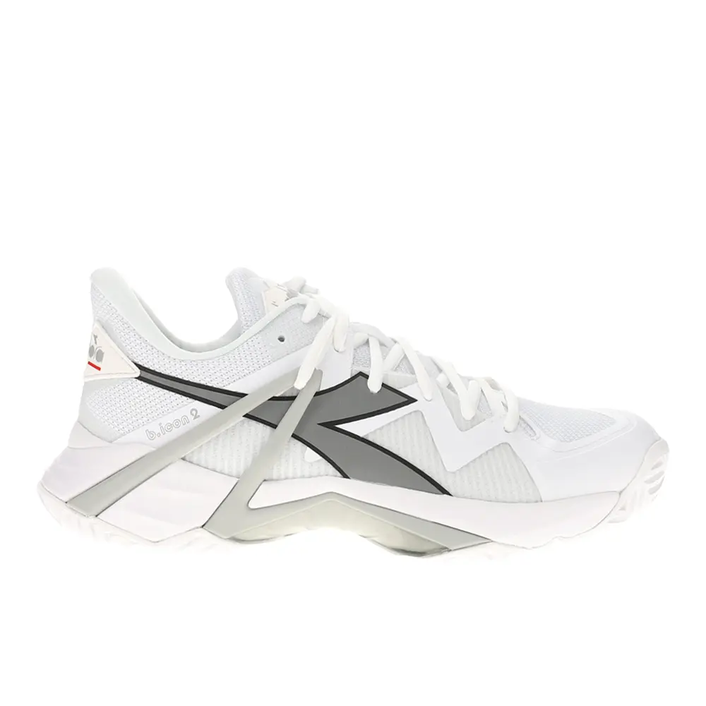 diadora Mens B.Icon 2 All Ground Tennis Sneakers Shoes - White diadora Mens B.Icon 2 All Ground Tennis Sneakers Shoes - White