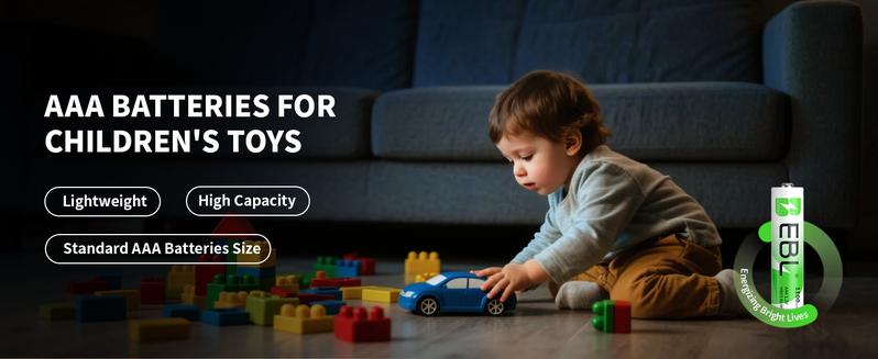 EBL AAA Ni-MH Rechargeable Batteries 1100mAh