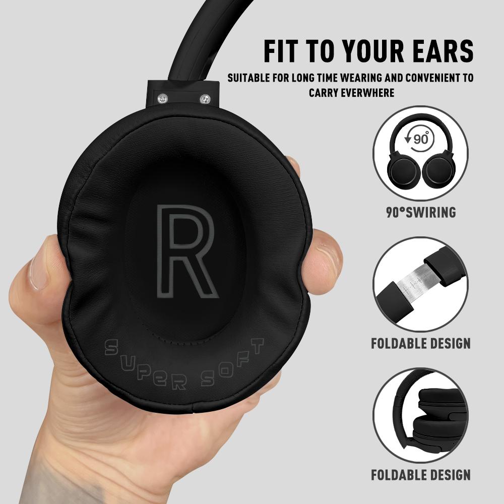 Mokata Over Ear Bluetooth Headphones 68H Ultra Long Battery Life, 6 Sound Modes, Immersive 40mm Drivers, Active Noise Cancellation, Bluetooth 5.3, Fast Charge for Students, Commute & All Day Use