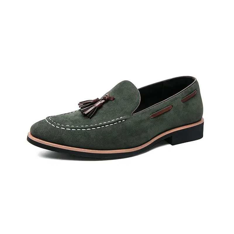 Men's Dark Green Suede Tassel Loafers Classic Dress Shoes with Contrast Stitching Soft Comfortable Slip-on Moccasins for Business Office Wedding Guest Party Old Money Aesthetic Formal Footwear - TikTok Shop Men's Dark Green Suede Tassel Loafers Classic Dress Shoes with Contrast Stitching Soft Comfortable Slip-on Moccasins for Business Office Wedding Guest Party Old Money Aesthetic Formal Footwear - TikTok Shop