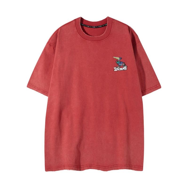 Oversized Graphic Tee with Graffiti Island Design – Streetwear Unisex T-Shirt Casual Colorful