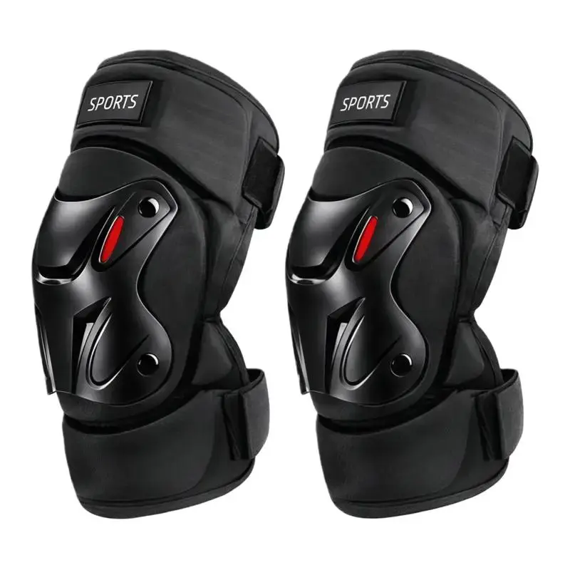Thick Padded Foam Sports Knee Pads - 1 Pair Durable Protective Gear for Skating/Cycling, Outdoor Activities