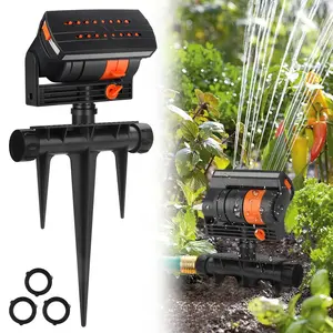16-hole Adjustable Sprinkler for Yard - Quick Connect Oscillator Sprinkler,Automatic Garden Water Sprinklers Lawn Irrigation System, Drip Irrigation System Tool
