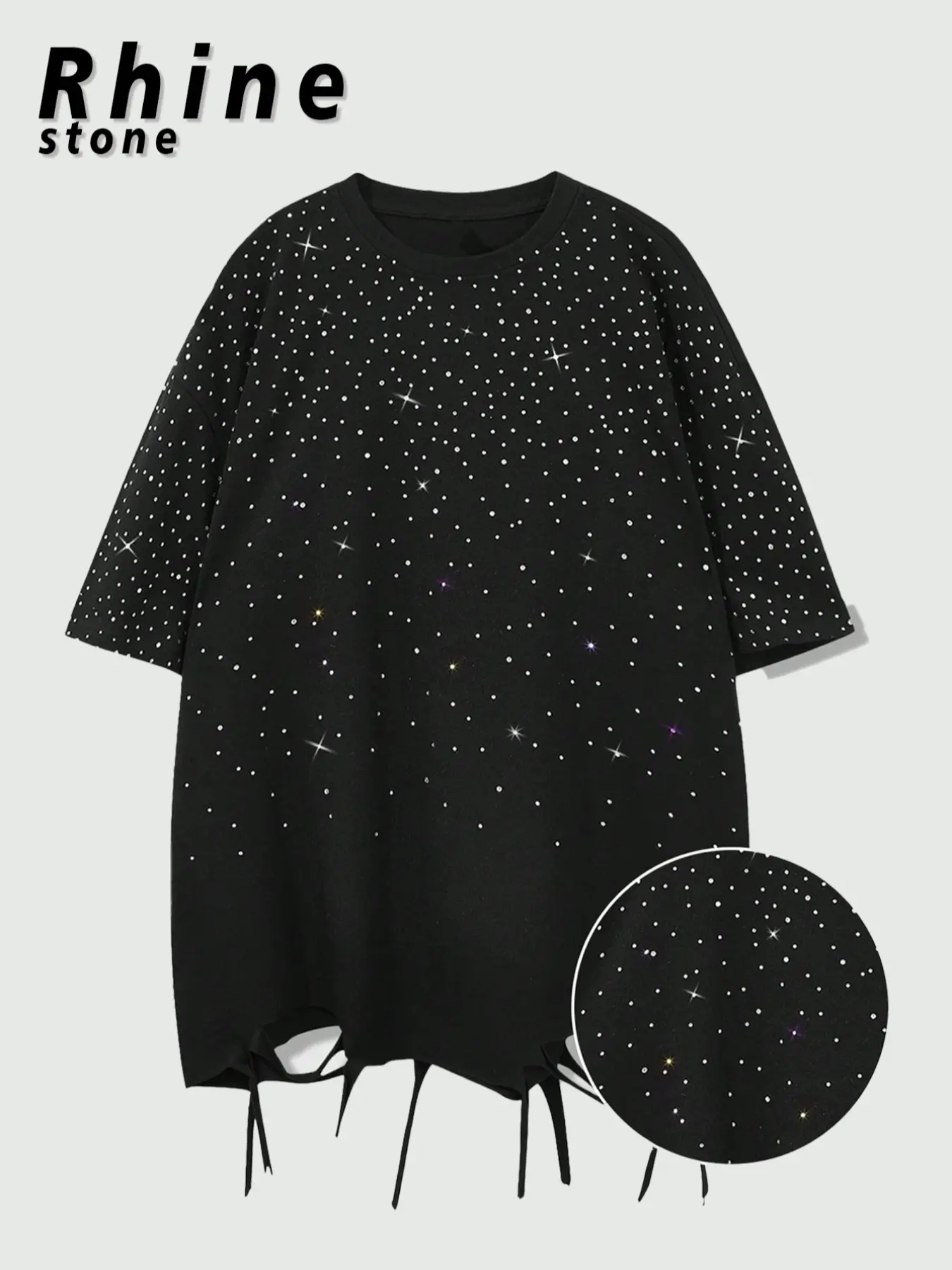 Women's Round Neck Short Sleeve T-Shirt, Breathable, Casual Loose-Fit Summer Top, H-Type Silhouette, Moderate Fabric Thickness, Kint Style, Knit, Everyday