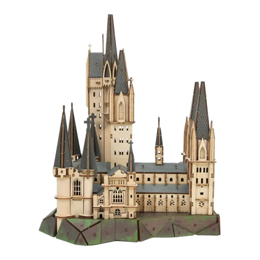 Puremind Harry Potter Astronomy Tower Wooden Building Blocks Model Kit - DIY Build Craft Set with Wood Pieces, Model Building Kits for Hobbyists, Decoration & Craft Ideas