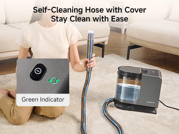 Uwant Steam Portable Carpet Cleaner , 18Kpa Powerful  Spot Cleaner Machine, Upholstery & Sofa Cleaner for Home，Car and Auto Detailer