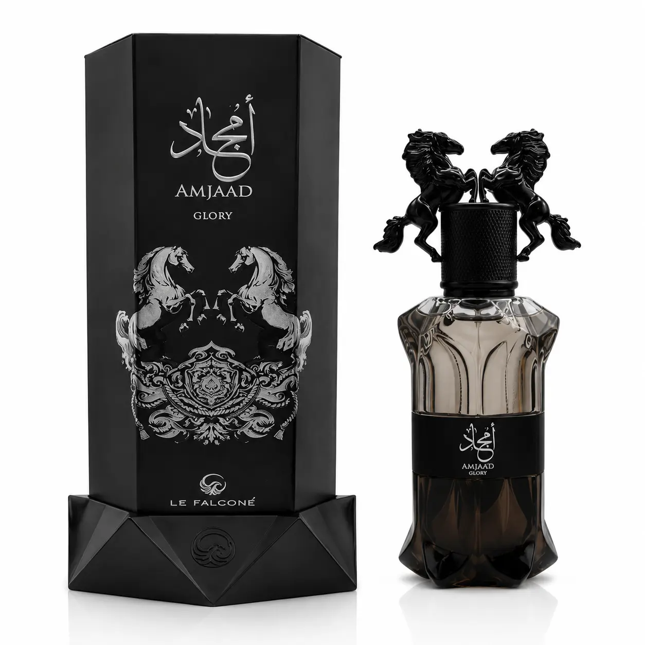 LE FALCONÉ AMJAAD GLORY Luxury Men’s Perfume 100ml | Long Lasting Oud & Amber Eau de Parfum | Premium Masculine Fragrance