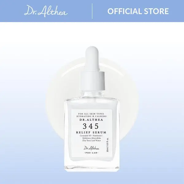 [Dr.Althea Official] 345 Relief Serum - Daily Hydrating Face Serum for Dry, Irritated Skin, Soothing Redness & Post-Acne Care, Non-comedogenic, Korean Vegan Skincare
