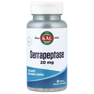 KAL Serrapeptase, 20 mg, 90 Tablets