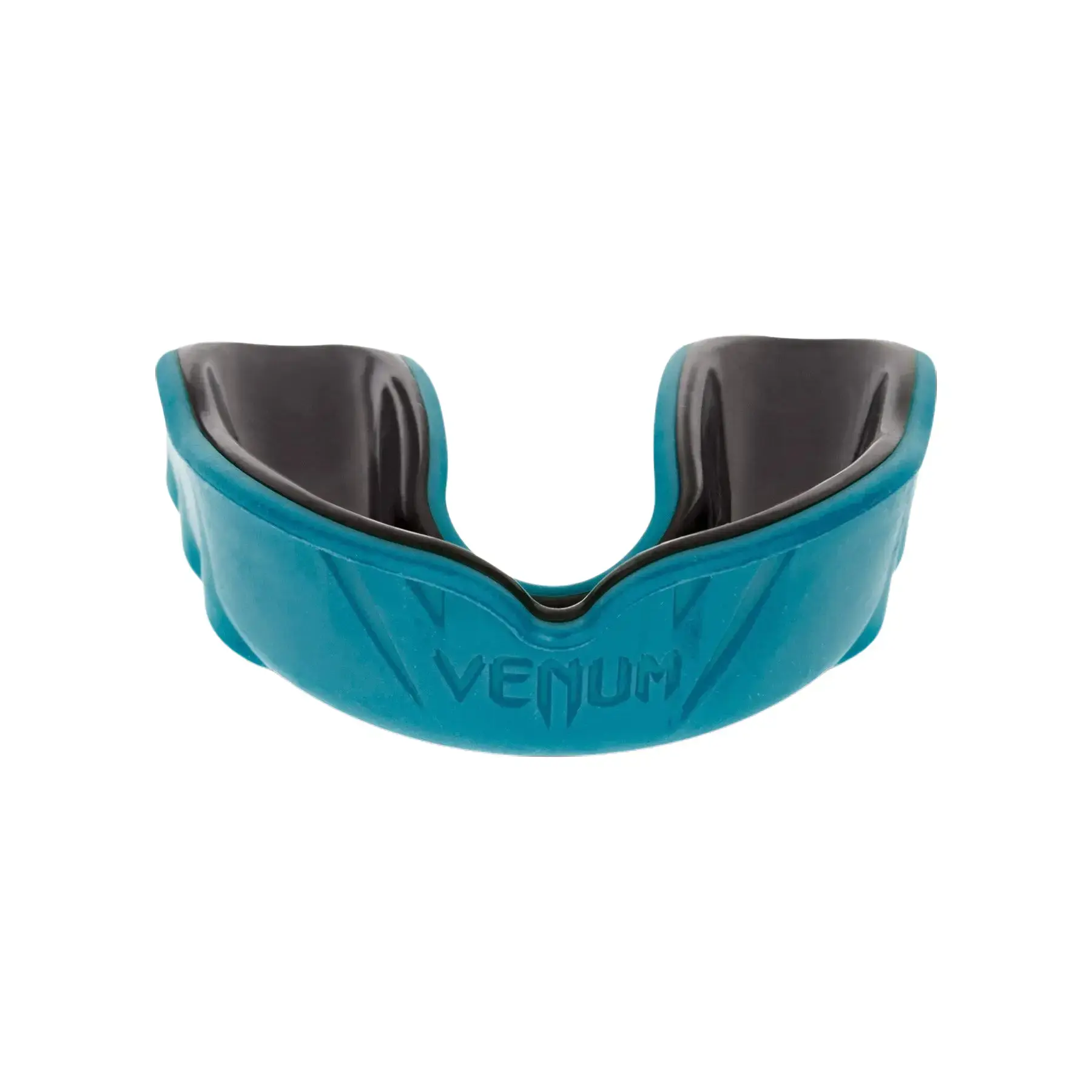 Venum Challenger Mouthguard - Cyan/Black, Unisex Martial Arts Protective Gear, Custom Fit, Perfect Custom Gel Frame, Shock Absorption, Intense Protection
