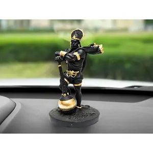 Gold Art India Hanuman ji Idol for car Dashboard Bahubali Hanumanji Murti for Gift