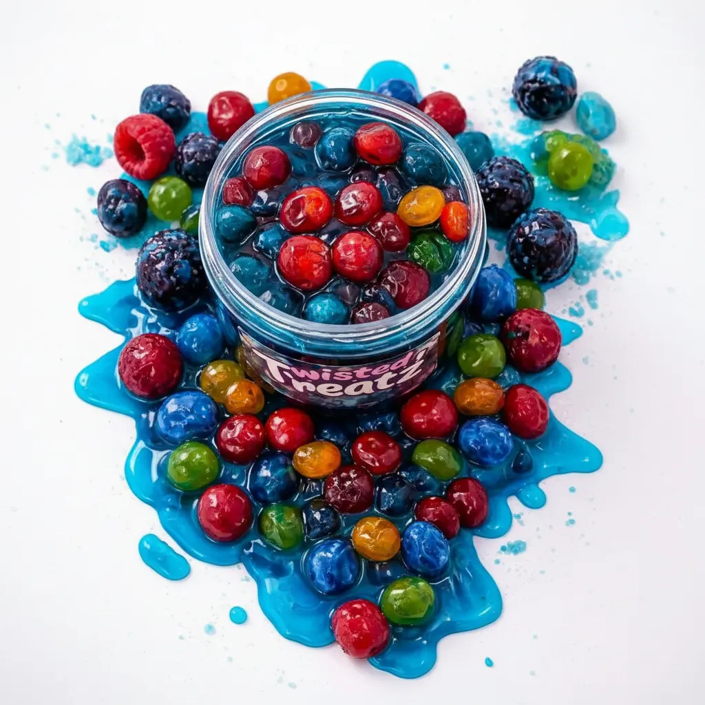 Gooey Gushers in Sour Oozie Liquid – Sour Blue Raspberry Gooey Gushers ...