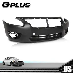 Front Bumper Cover For 2013 2014 2015 Nissan Altima Sedan with Fog Light Holes
