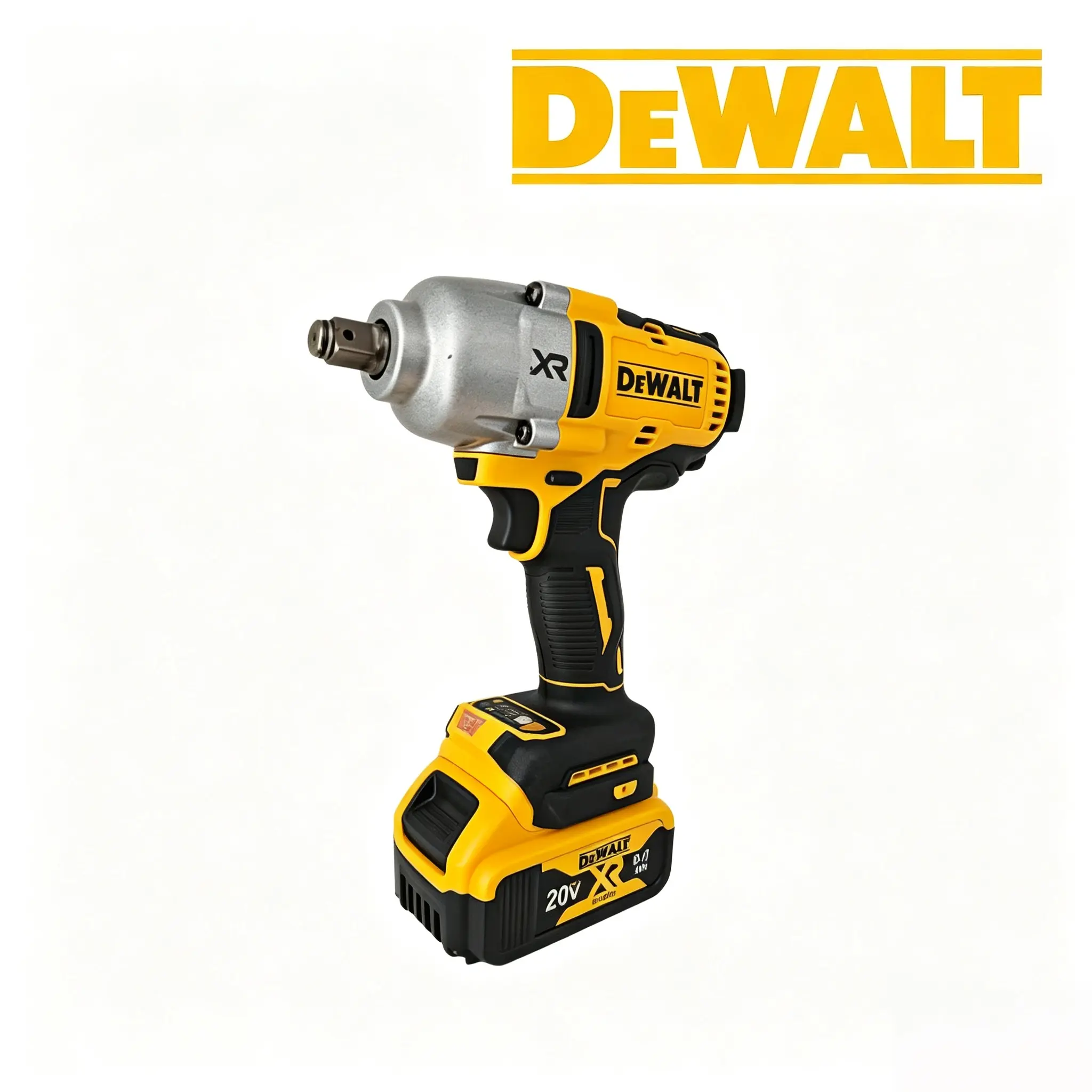 Dewalt 900 Brushless Electric Impact Wrench, High Torque, Precision Control, Variable Speed Trigger, Adjustable LED Light, for Auto Tire Repair & Heavy Equipment Bolt Removal