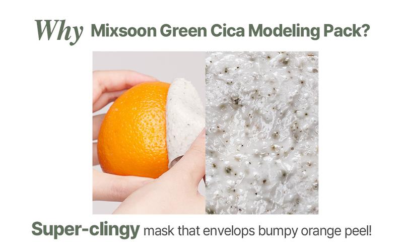 [mixsoon Official Shop] Green Cica Modeling Pack 5ea - Cooling and Hydrating Melting Pack for Glowing Skin