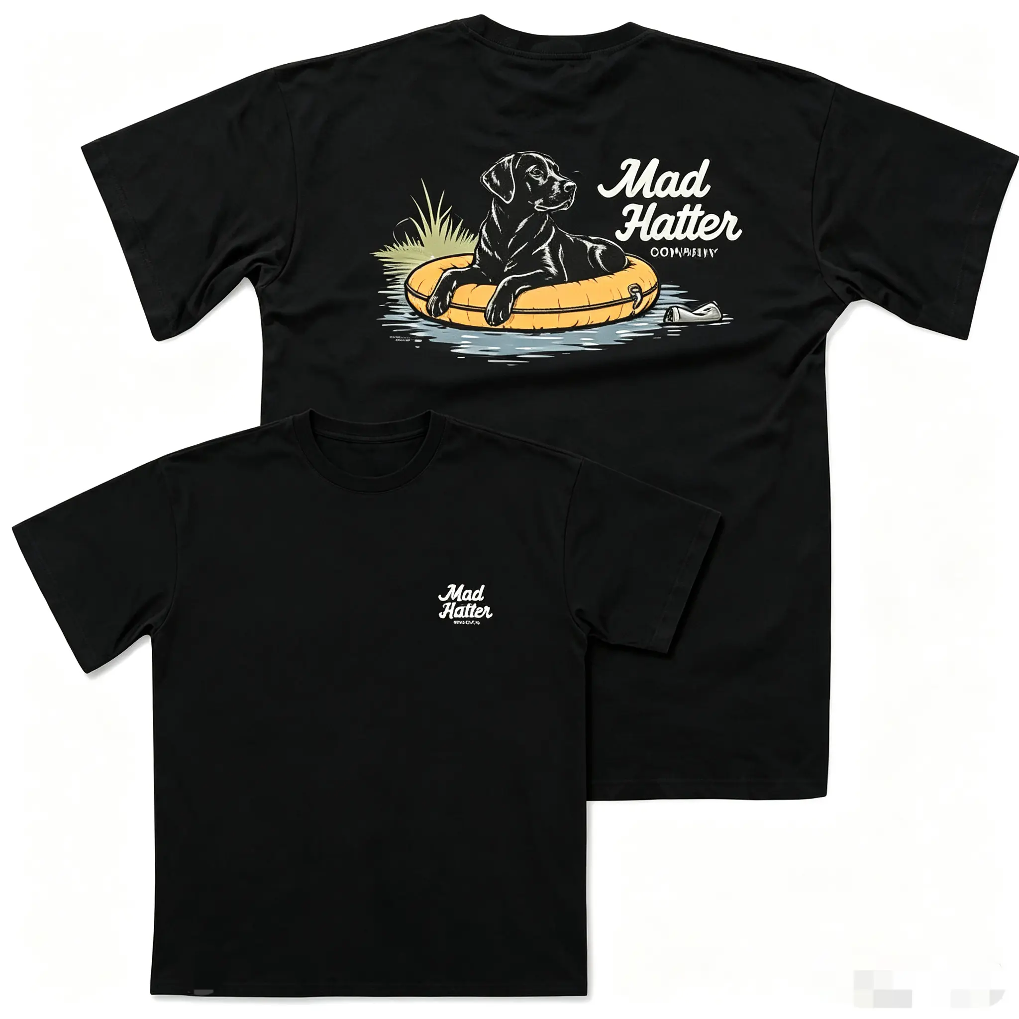 Rubber Duck Floatie shirt _ Retro Pool Scene, 'After while' graphic tee