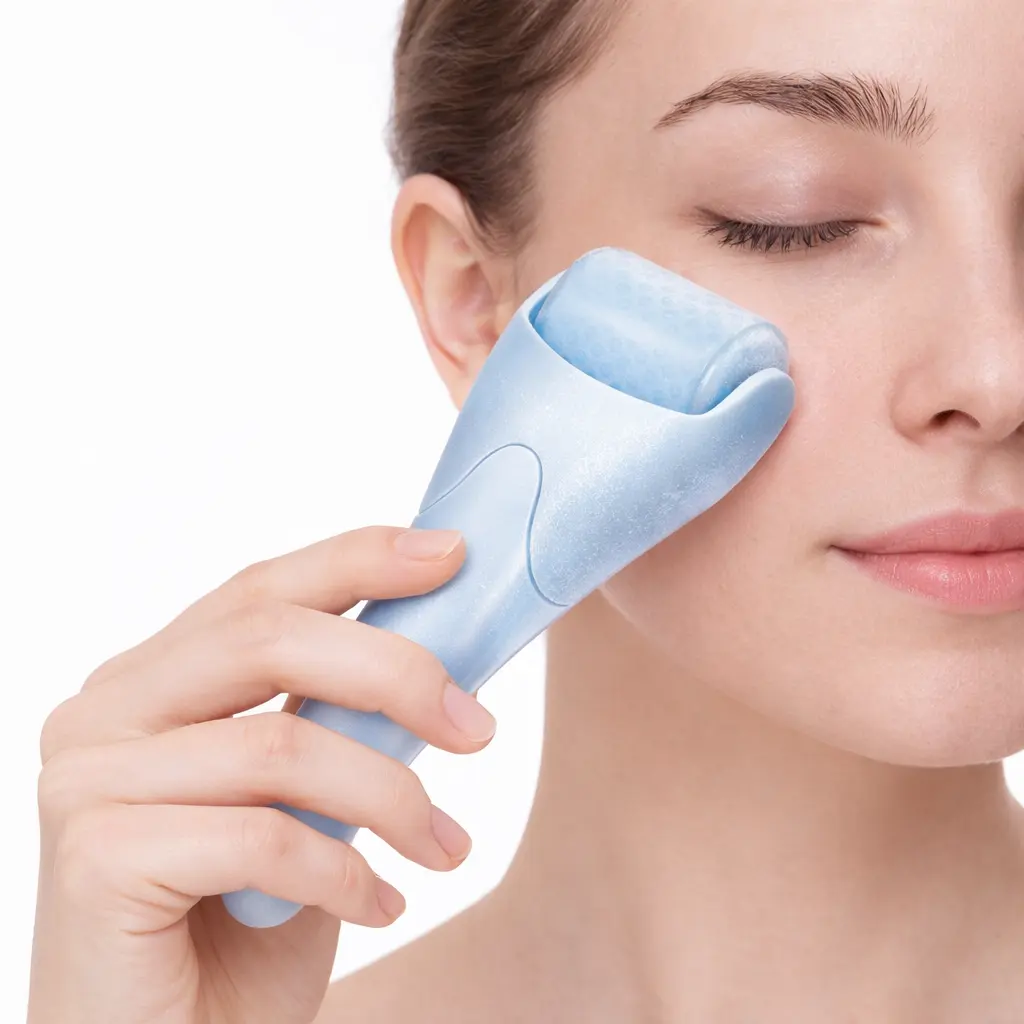 Ice Face Roler Men Cooling Ice Facial Roller for Face and Eyes – Skin Care Massage Roller ...