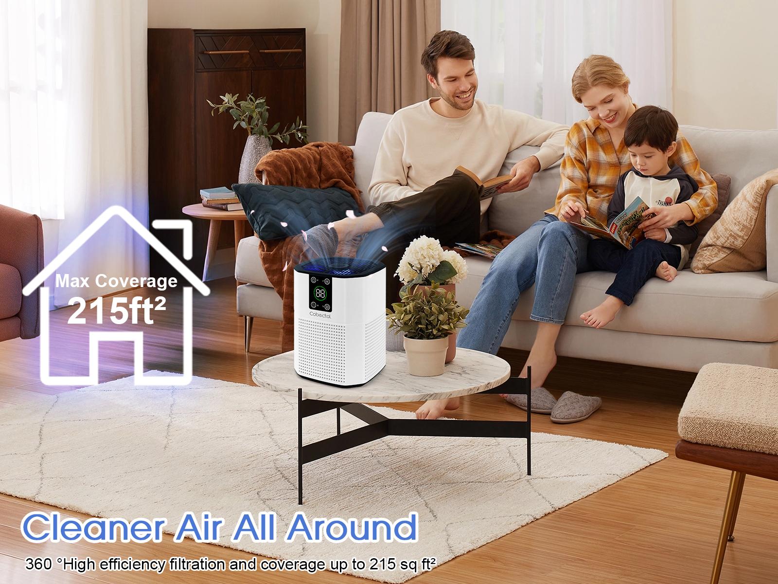 Cobectal H13 True HEPA Air Purifier for Home, Compact Room Cleaner with 3-in-1 Filter Aroma Diffuser & Sleep Mode, Ideal for Bedroom Office Dorm Hotel & RV Cobectal H13 True HEPA Air Purifier for Home, Compact Room Cleaner with 3-in-1 Filter Aroma Diffuser & Sleep Mode, Ideal for Bedroom Office Dorm Hotel & RV
