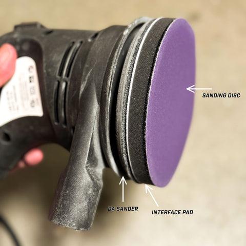 Renegade Products | 3-Pack: Extra-Thick 5" Sanding Interface Pad (Hook & Loop)