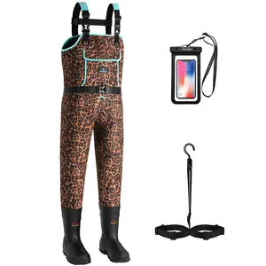Trudave Chest Waders for Women with 600G Rubber Boots, 6mm Neoprene Waterproof Wader for Fishing and Hunting Trudave Chest Waders for Women with 600G Rubber Boots, 6mm Neoprene Waterproof Wader for Fishing and Hunting