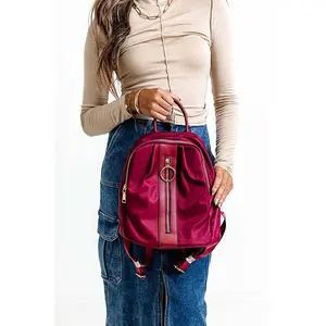 Shuttle To The City Backpack In Wine