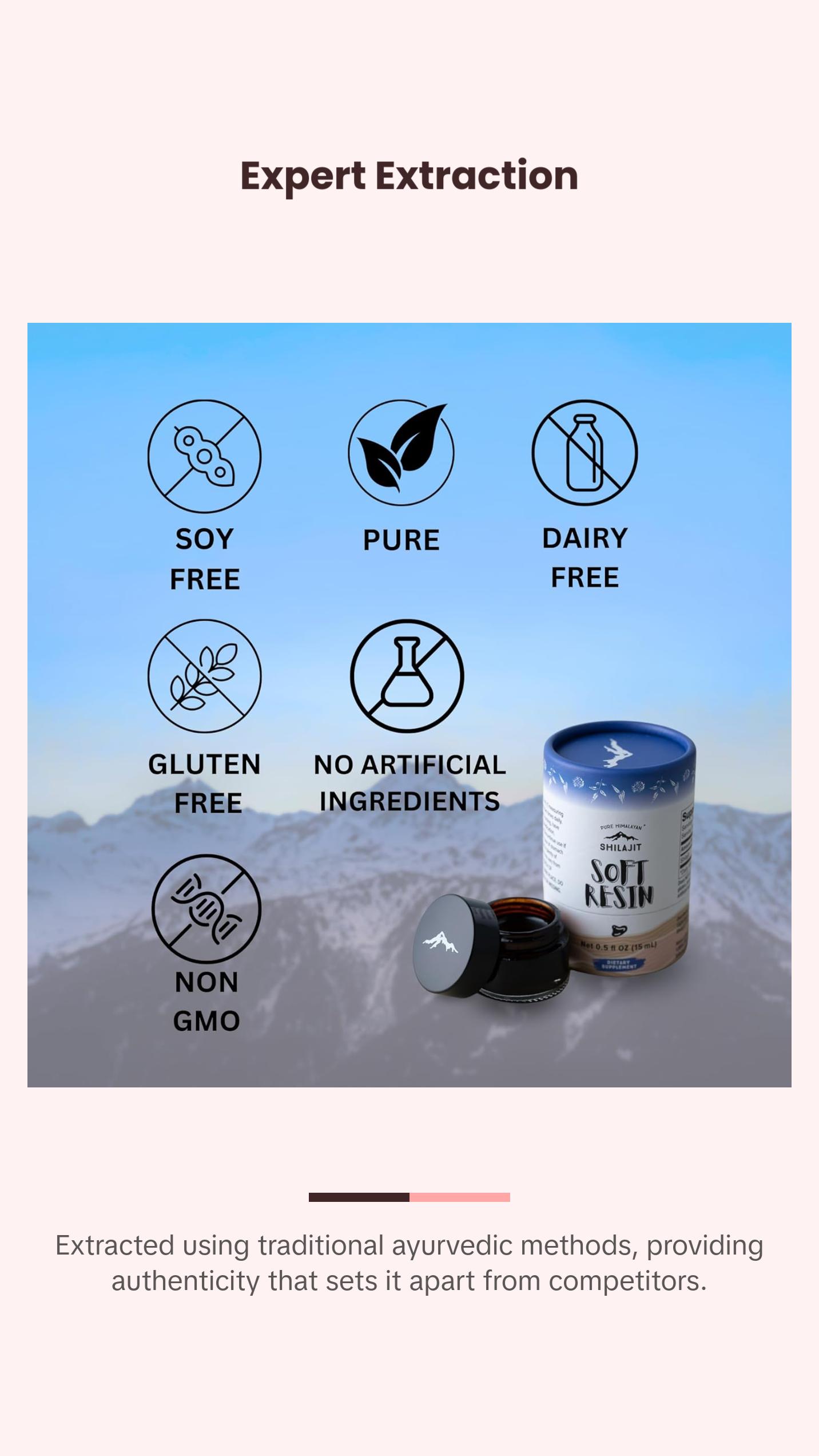 Pure Himalayan Shilajit, Soft Resin, Ayurvedic Rasayana Rejuvenation, Natural Source of Fulvic Acid, Includes Measuring Spoon - 15 ml / 0.5 fl oz