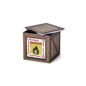 Nintendo Smash Brothers Crate 4 x 4 Inch Tin Storage Box