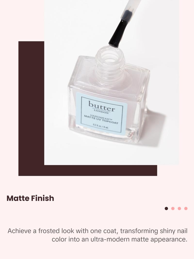 Hardwear Matte UV Topcoat, 0.2 fl oz