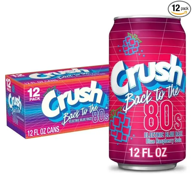 Crush Electric Blue Razz 12 oz 12 pk Crush Electric Blue Razz 12 oz 12 pk