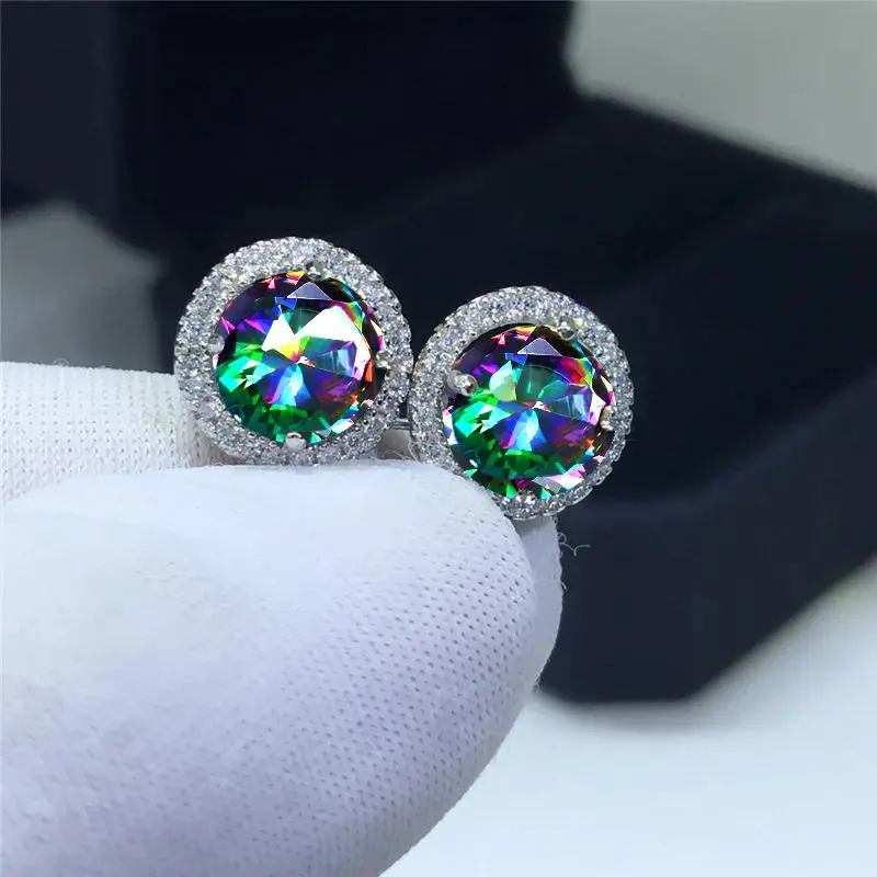 Minimalism Designed Birthstone Earrings Fashionable Classic Earringshook earrings Statement earrings clip Hoop earrings Valentine's Day Gift Girl Daily Casual Accessories Women's Men jewelry