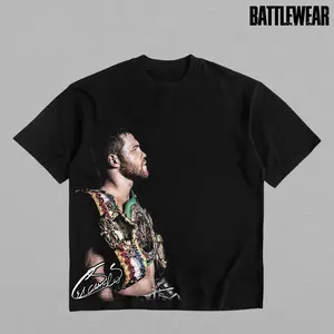 Canelo Alvarez Champion Heavy Cotton T-shirt Boxing Fight Night Shirt Fan Apparel Gift For Boxing Fan Menswear Breathable Print, Graphic Tee, Soft, Casual, Unisex, Vintage, Streetwear, Classic