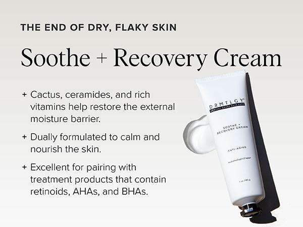 DRMTLGY Soothe and Recovery Cream 3 oz with Cactus Extract