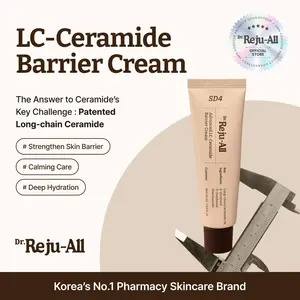[Dr. Reju-All Official] Advanced LC-Ceramide Barrier Cream - Patented Long Chain Ceramide Deep Hydration - Lightweight Korean Face Moisturizer for Strengthening Skin Barrier - 1.69 Fl Oz