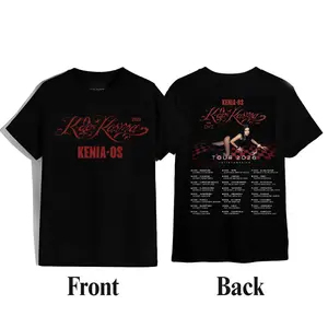 Kenia OS Tour 2026 shirt in black for fans