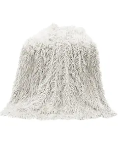 Hiend Accents Unisex Mongolian Faux Fur Throw Blanket - Tr5003-Os-Wh