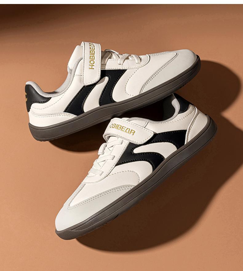 HOBIBEAR Leather Wide-Toe Hiking Shoes Outdoor Sports Shoes Campus Daily Casual Shoes Women's Walking Shoes