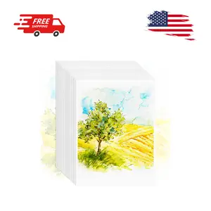 64 Sheets Watercolor Paper, 5x7", 140lb/300gsm