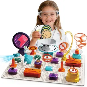 Circuits Science Kit，76 STEM Projects,Science Experiments for Kids with Fan, RGB Lights,Learning & Education toysKids Circuit Board for Kids(586 Projects+)