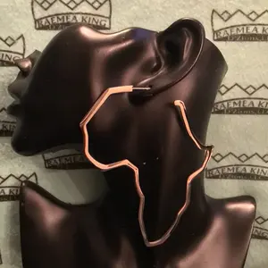 Africa Map Earrings