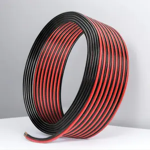18 Gauge Electrical Wire, 50FT/100FT/150FT  PVC CCA Automotive Wire, Flexible 12V Low Voltage Wire Copper Clad Aluminum Wire 2 Wire Cable for Doorbell Wire Led Lamp Landscape Lighting Wire