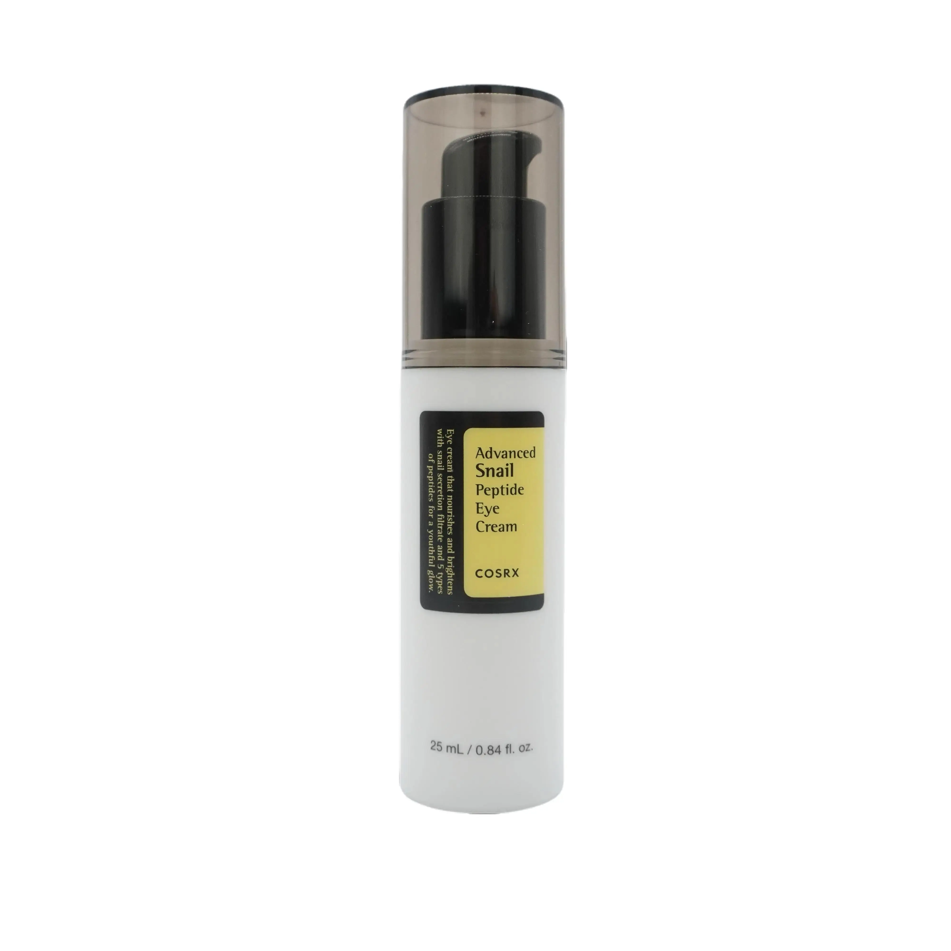 COSRX Advanced Snail Peptide Eye Cream (25ml) - Lightweight Daily Skincare, Snail Mucin Moisturizer, Firming Under Eye Brightener for Routine Care, Moisturizing