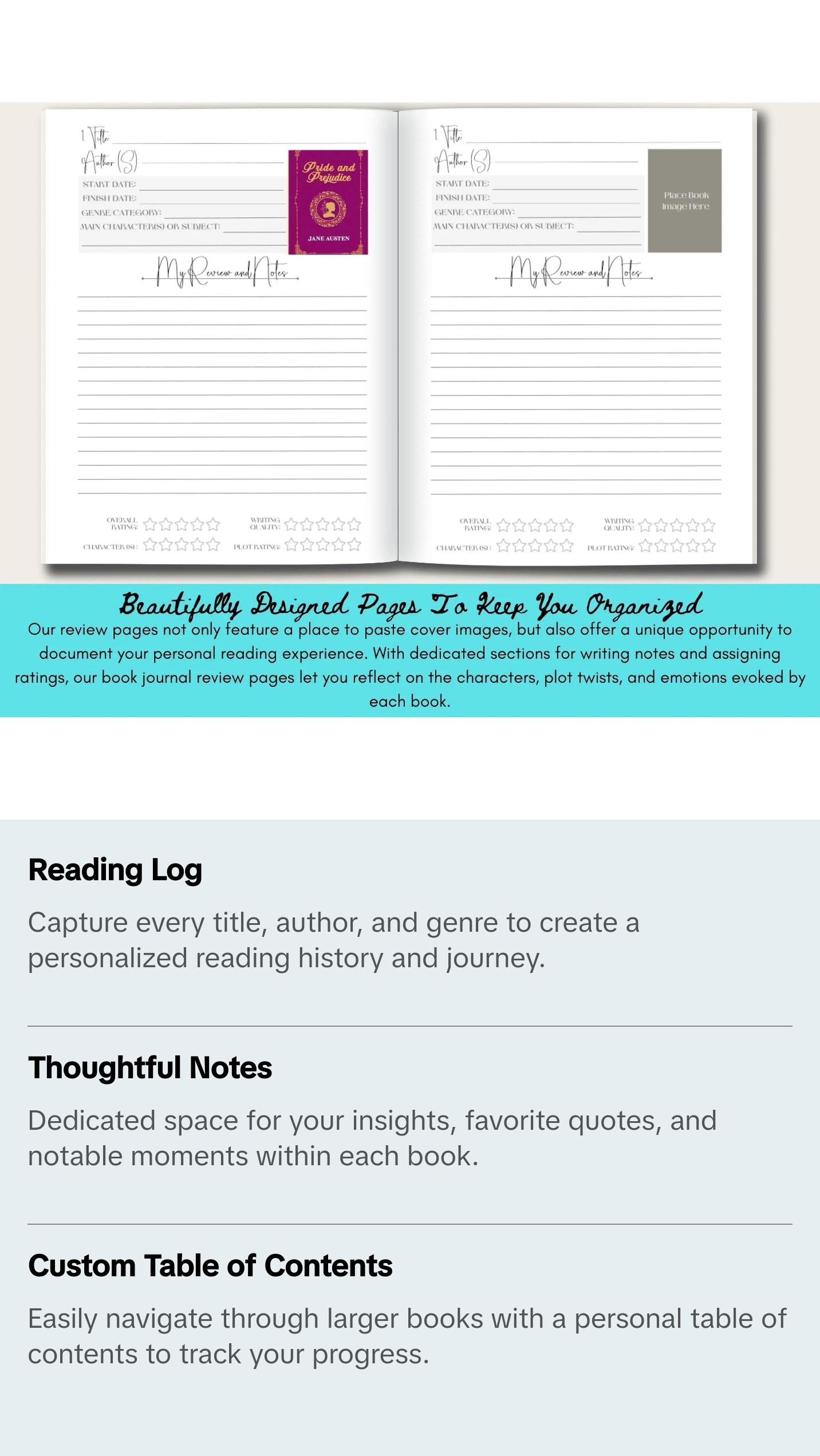 Blue Marble Book Journal: Elevate Your Reading Experience (Paperback)