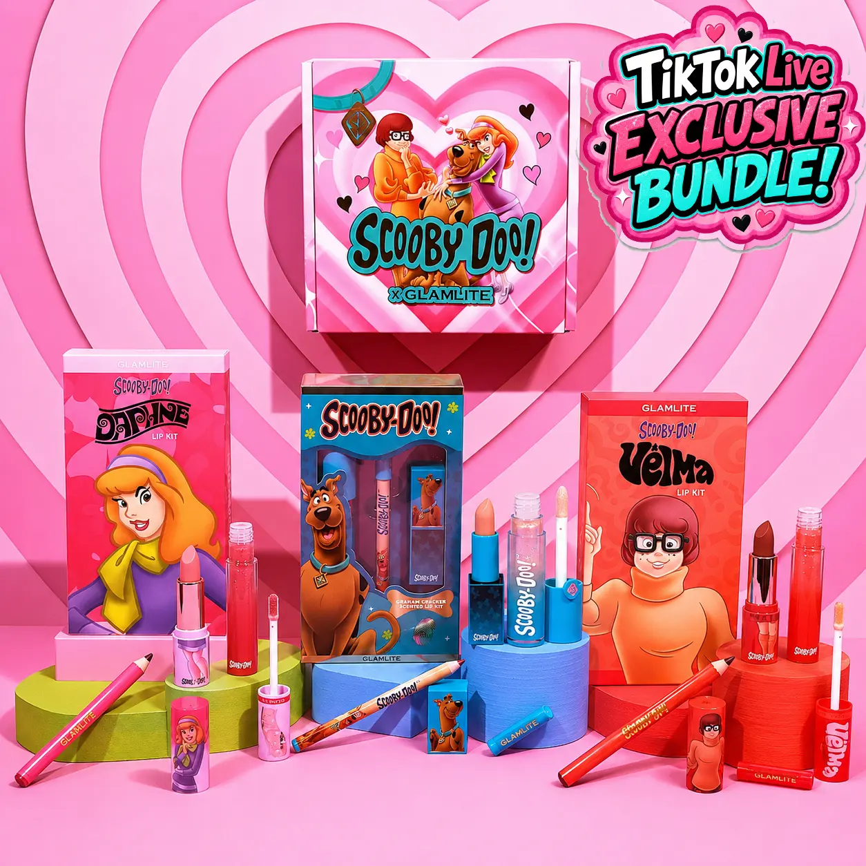 Scooby-Doo 3-Piece Lip Kit Bundle