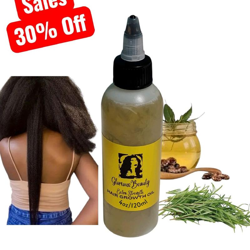 Handcraft Blends Strong Hair Growth Oil Castor Oil with Rosemary Oil 120ml 100% Pure and Natural Premium Grade Carrier Oil Eyelashes and Eyebrows Hair and Body 4oz
