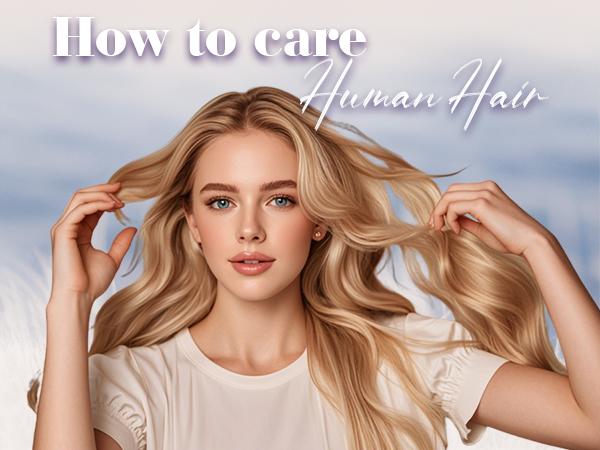 LaaVoo Sew in Hair Extensions Real Human Hair Double Weft Hair Extensions Sew in FallFreshness